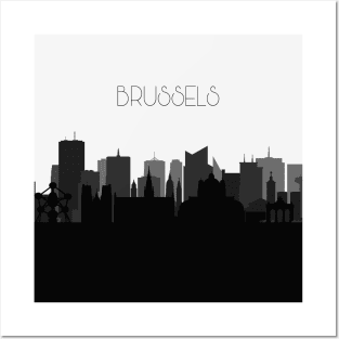 Brussels Skyline Posters and Art